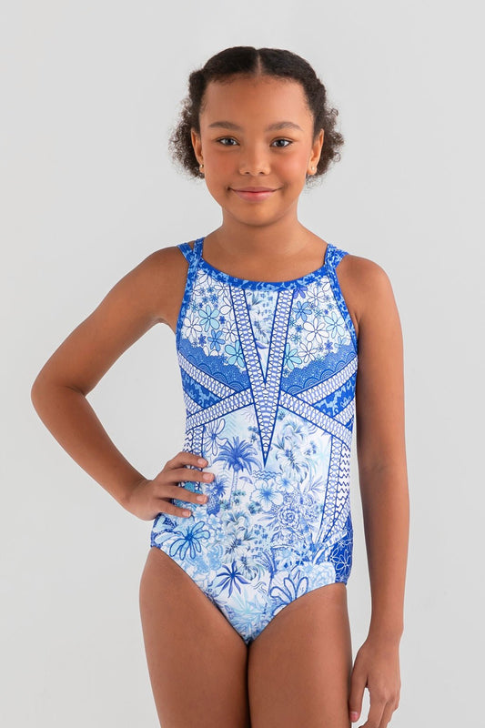 Bettina Blue Leotard - Sylvia P - Sylvia P - The On - Trend Spot